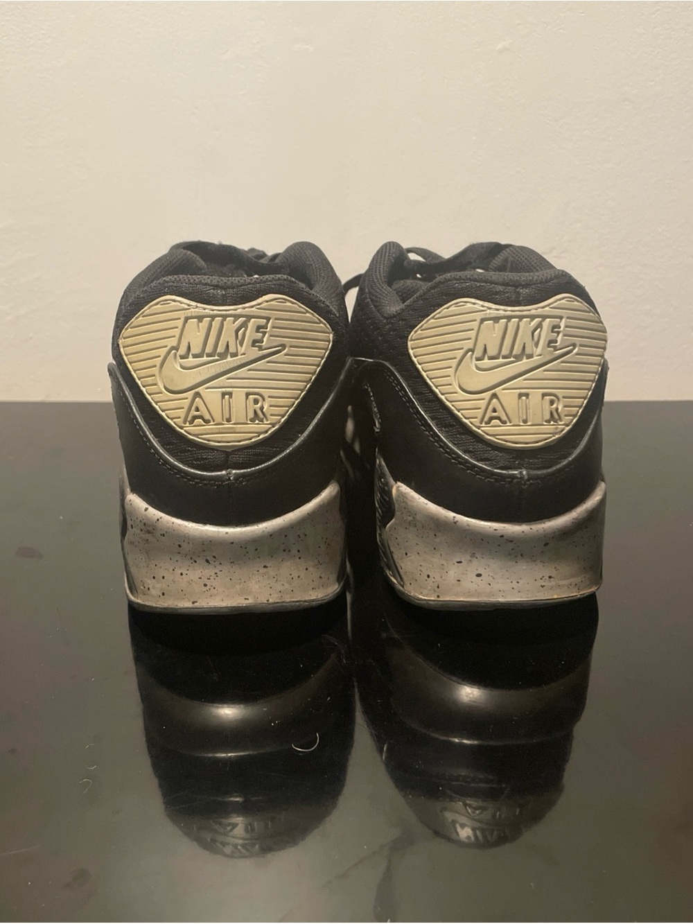 Nike Men’s Air Max 90 Black Size 10.5 - Picture 2 of 8